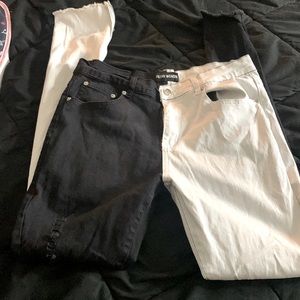 FilthyWealth two toned skinny jeans size 34